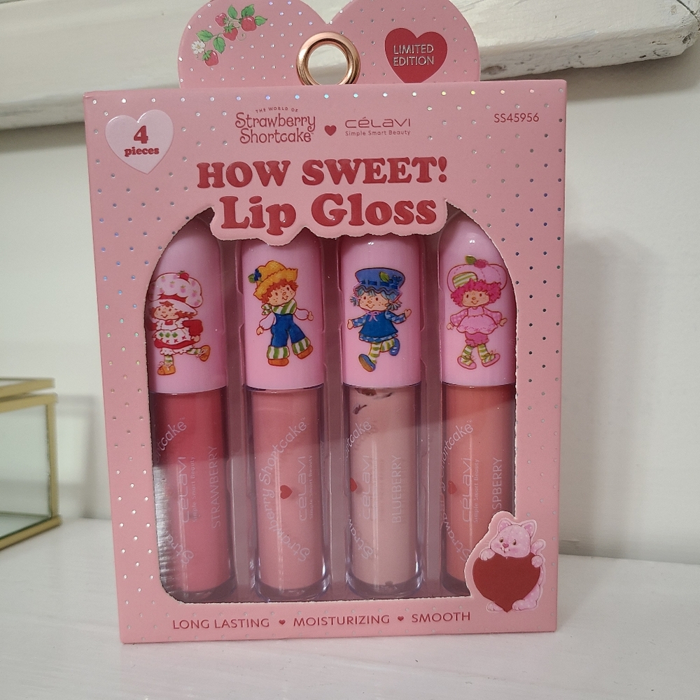 Celavi Strawberry Shortcake Lip Gloss Set